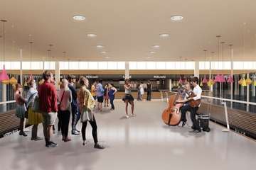 Fotomontaje del proyecto de modernización del Mercado Municipal (Foto TA)